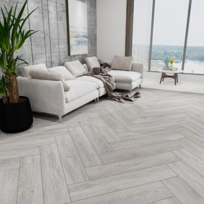 DeZign Series Herringbone Clouded Ash