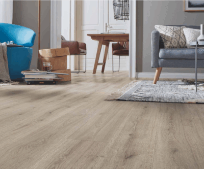 Standard Plus - Trend Oak Nature D3125_lifestyle Kronotex Standard Plus Trend Oak Grey 4V